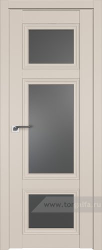 Дверь со стеклом ProfilDoors 2.105U Графит (Санд)