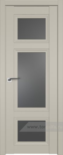 Дверь со стеклом ProfilDoors 2.105U Графит (Шеллгрей)