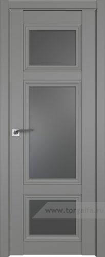 Дверь со стеклом ProfilDoors 2.105U Графит (Грей)