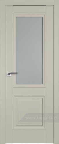 Дверь со стеклом ProfilDoors 2.113U Матовое (Шеллгрей)