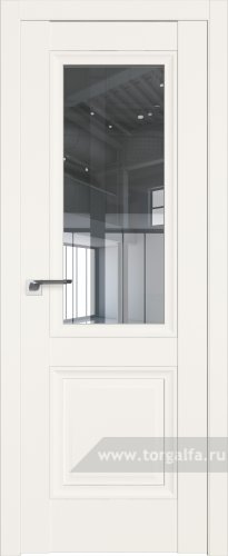Дверь со стеклом ProfilDoors 2.113U Прозрачное (ДаркВайт)