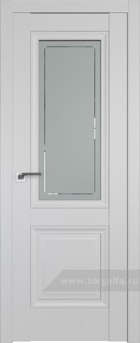 Дверь со стеклом ProfilDoors 2.113U Гравировка 4 (Манхэттен)