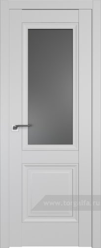 Дверь со стеклом ProfilDoors 2.113U Графит (Манхэттен)
