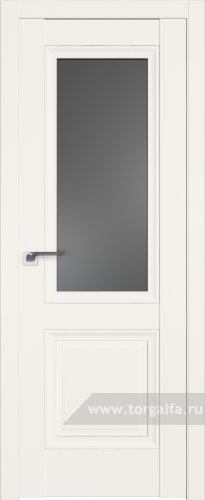Дверь со стеклом ProfilDoors 2.113U Графит (ДаркВайт)