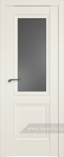 Дверь со стеклом ProfilDoors 2.113U Графит (Магнолия Сатинат)