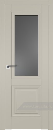 Дверь со стеклом ProfilDoors 2.113U Графит (Шеллгрей)