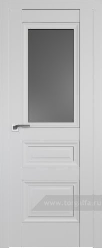 Дверь со стеклом ProfilDoors 2.115U Графит (Манхэттен)