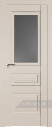 Дверь со стеклом ProfilDoors 2.115U Графит (Санд)