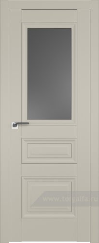 Дверь со стеклом ProfilDoors 2.115U Графит (Шеллгрей)