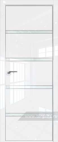 Дверь со стеклом ProfilDoors 23LE Lacobel Белый лак с кромкой Матовая (Белый люкс)