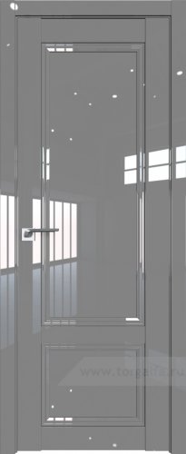 Глухая дверь ProfilDoors 128L (Грей люкс)