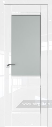 Дверь со стеклом ProfilDoors 2L Матовое (Белый люкс)