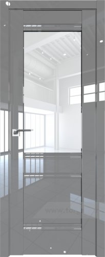 Дверь со стеклом ProfilDoors 2L Прозрачное (Грей люкс)