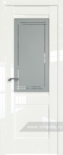 Дверь со стеклом ProfilDoors 2L Мадрид ( ДаркВайт люкс)