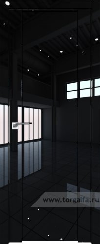 Дверь со стеклом ProfilDoors 8L Черный триплекс (Черный люкс)