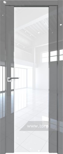 Дверь со стеклом ProfilDoors 8L Белый триплекс (Грей люкс)