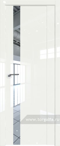 Дверь со стеклом ProfilDoors 62L Зеркало ( ДаркВайт люкс)