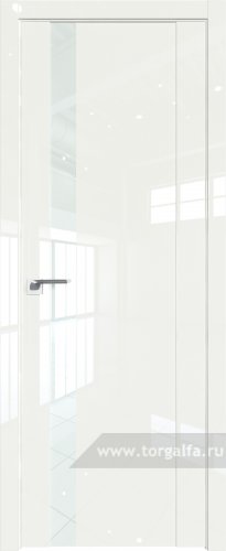 Дверь со стеклом ProfilDoors 62L Lacobel Белый лак ( ДаркВайт люкс)