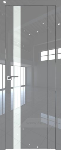 Дверь со стеклом ProfilDoors 62L Lacobel Белый лак (Грей люкс)