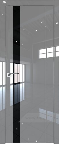 Дверь со стеклом ProfilDoors 62L Lacobel Черный лак (Грей люкс)