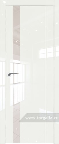 Дверь со стеклом ProfilDoors 62L Lacobel Перламутровый лак ( ДаркВайт люкс)