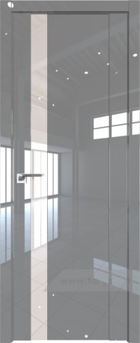 Дверь со стеклом ProfilDoors 62L Lacobel Перламутровый лак (Грей люкс)