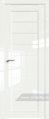 Дверь со стеклом ProfilDoors 73L Белый триплекс ( ДаркВайт люкс)