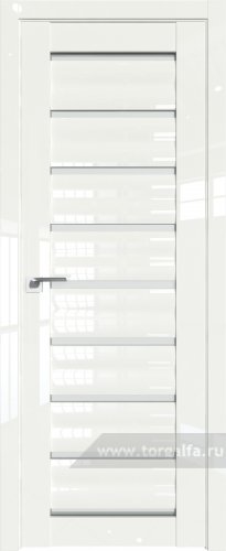 Дверь со стеклом ProfilDoors 76L Матовое ( ДаркВайт люкс)