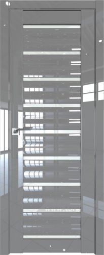 Дверь со стеклом ProfilDoors 76L Белый триплекс (Грей люкс)