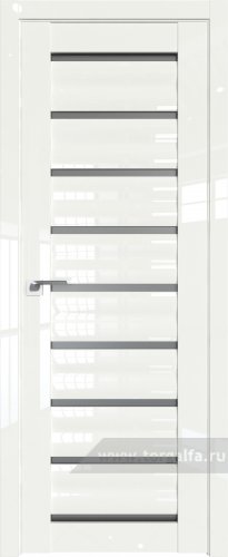Дверь со стеклом ProfilDoors 76L Графит ( ДаркВайт люкс)