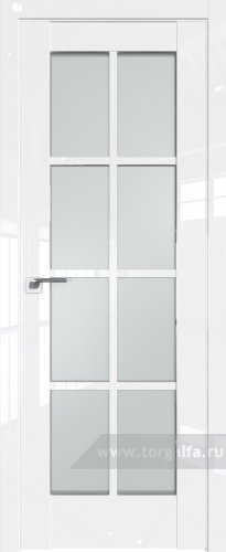 Дверь со стеклом ProfilDoors 101L Матовое (Белый люкс)