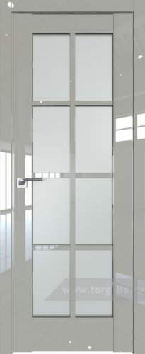 Дверь со стеклом ProfilDoors 101L Матовое (Галька люкс)