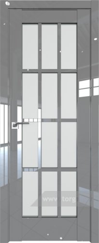 Дверь со стеклом ProfilDoors 102L Матовое (Грей люкс)