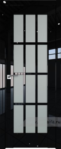 Дверь со стеклом ProfilDoors 102L Матовое (Черный люкс)