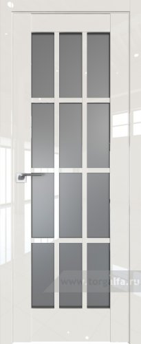 Дверь со стеклом ProfilDoors 102L Графит (Магнолия люкс)