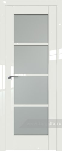 Дверь со стеклом ProfilDoors 119L Матовое ( ДаркВайт люкс)