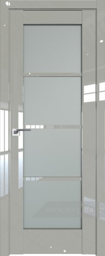 Дверь со стеклом ProfilDoors 119L Матовое (Галька люкс)