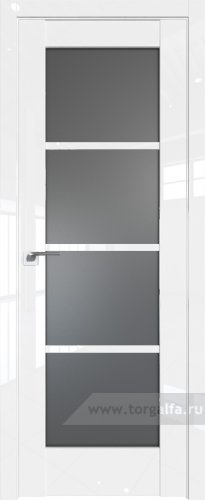 Дверь со стеклом ProfilDoors 119L Графит (Белый люкс)