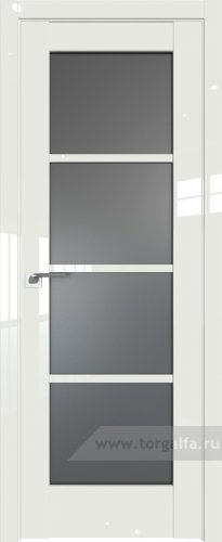 Дверь со стеклом ProfilDoors 119L Графит ( ДаркВайт люкс)