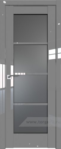 Дверь со стеклом ProfilDoors 119L Графит (Грей люкс)