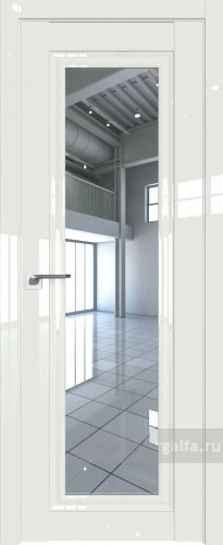 Дверь со стеклом ProfilDoors 121L Прозрачное ( ДаркВайт люкс)