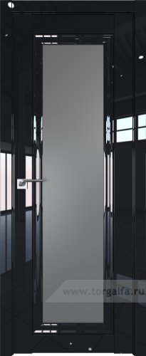 Дверь со стеклом ProfilDoors 121L Графит (Черный люкс)