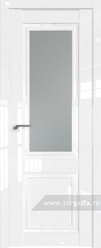 Дверь со стеклом ProfilDoors 123L Матовое (Белый люкс)