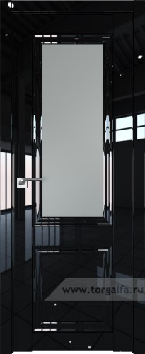 Дверь со стеклом ProfilDoors 123L Матовое (Черный люкс)