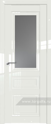 Дверь со стеклом ProfilDoors 125L Графит ( ДаркВайт люкс)