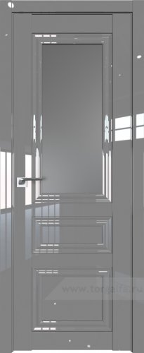 Дверь со стеклом ProfilDoors 125L Графит (Грей люкс)