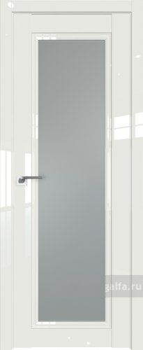 Дверь со стеклом ProfilDoors 127L Матовое ( ДаркВайт люкс)
