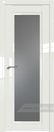 Дверь со стеклом ProfilDoors 127L Графит ( ДаркВайт люкс)