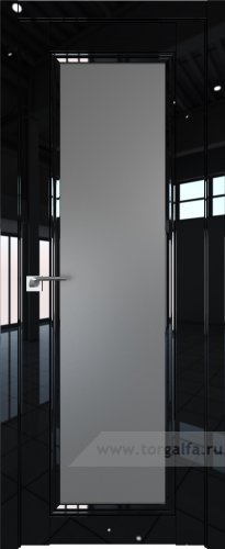 Дверь со стеклом ProfilDoors 127L Графит (Черный люкс)