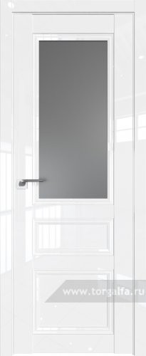 Дверь со стеклом ProfilDoors 131L Графит (Белый люкс)